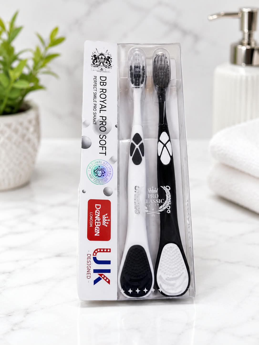 DB Royal Pro Soft Toothbrush – Pack of 2 (Pro Classic | UJK Designed)