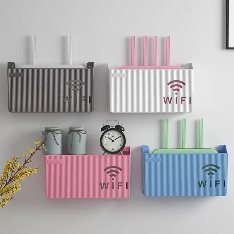 WiFi Router Holder Wall Mount Storage Box