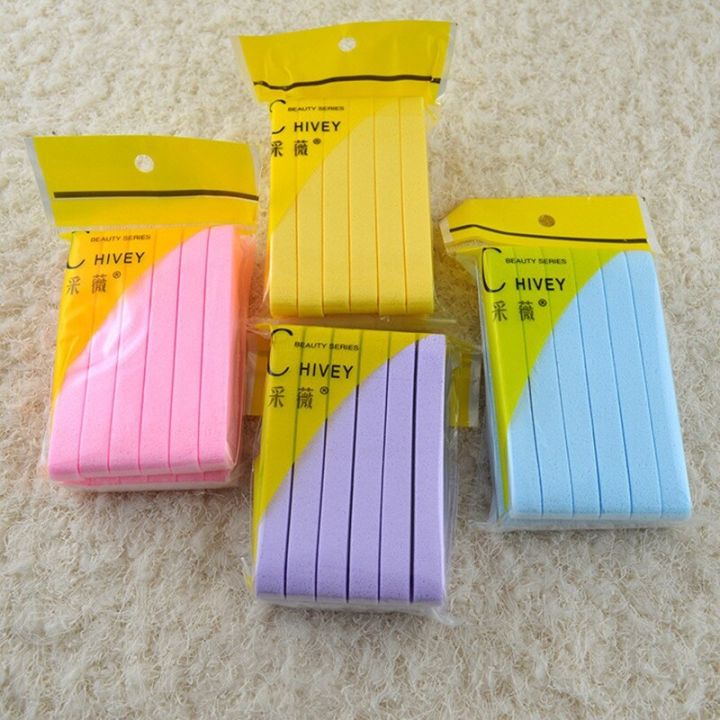 Chivey Beauty Series Nail Buffer Block Set – Pack of 10 (Assorted Colors)