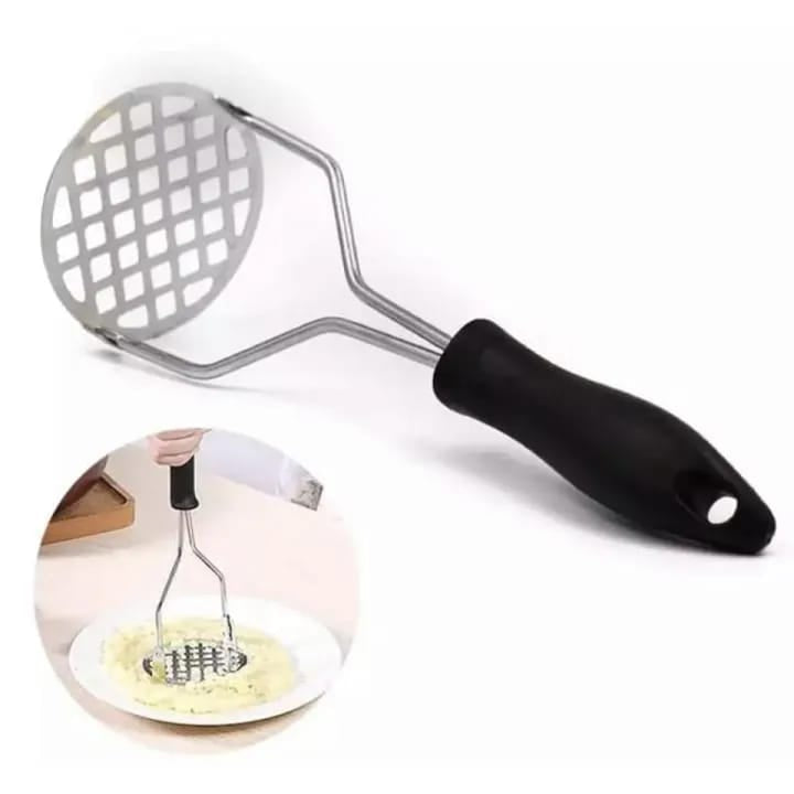 Potato Masher with Black Handle