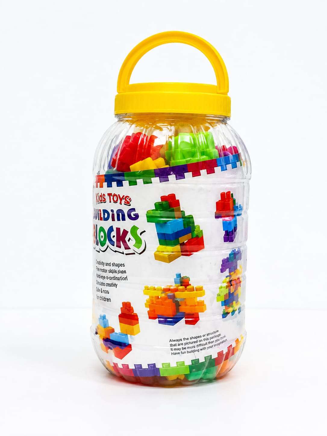 Kids Building Blocks – Colorful Jar