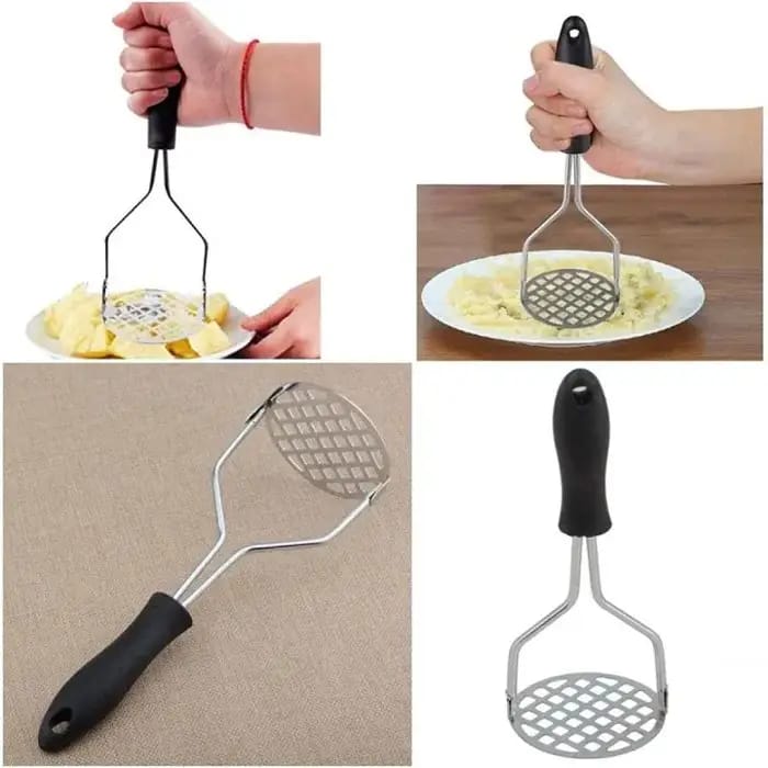 Potato Masher with Black Handle