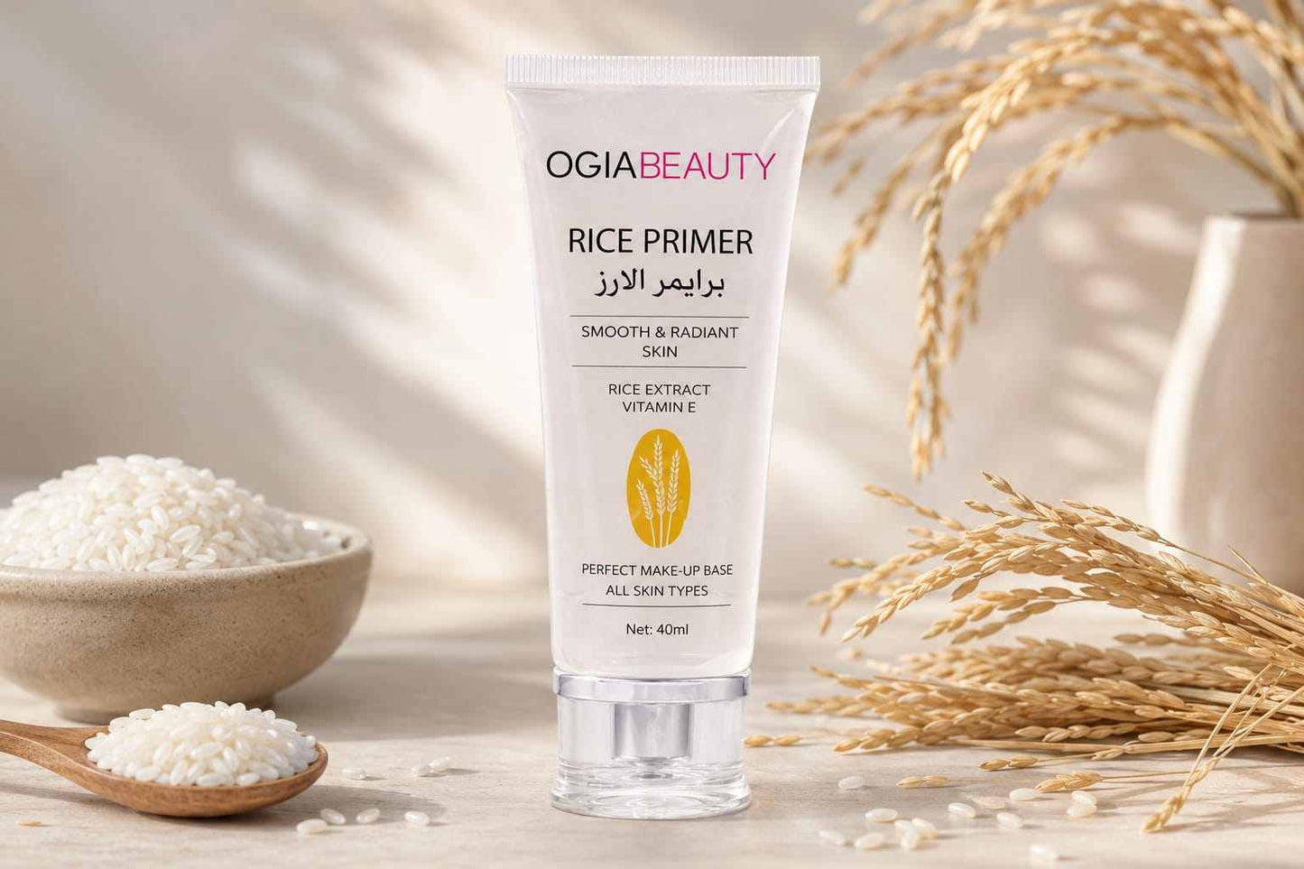 Ogia Beauty Rice Primer – Smooth & Radiant Skin | 40ml