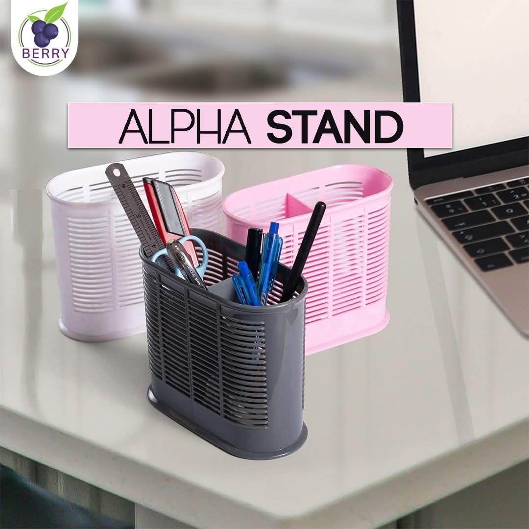 Alpha Stand – Plastic Pen & Stationery Organizer