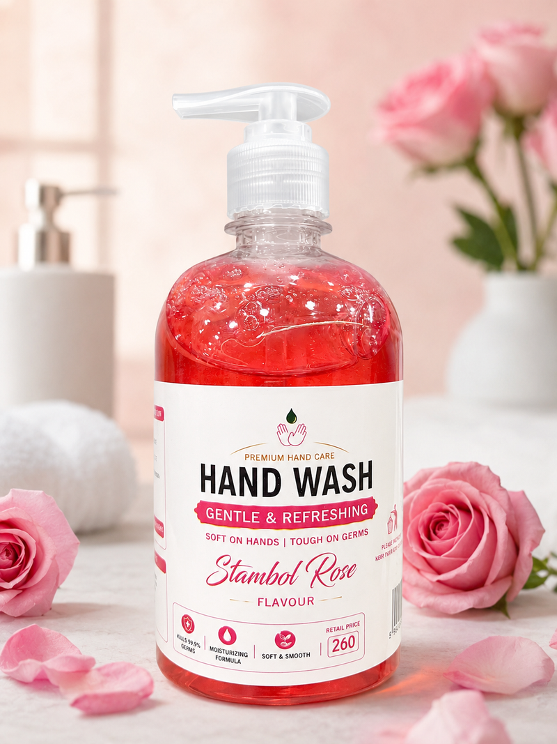 Stambol Rose Hand Wash – Gentle & Refreshing 500ml