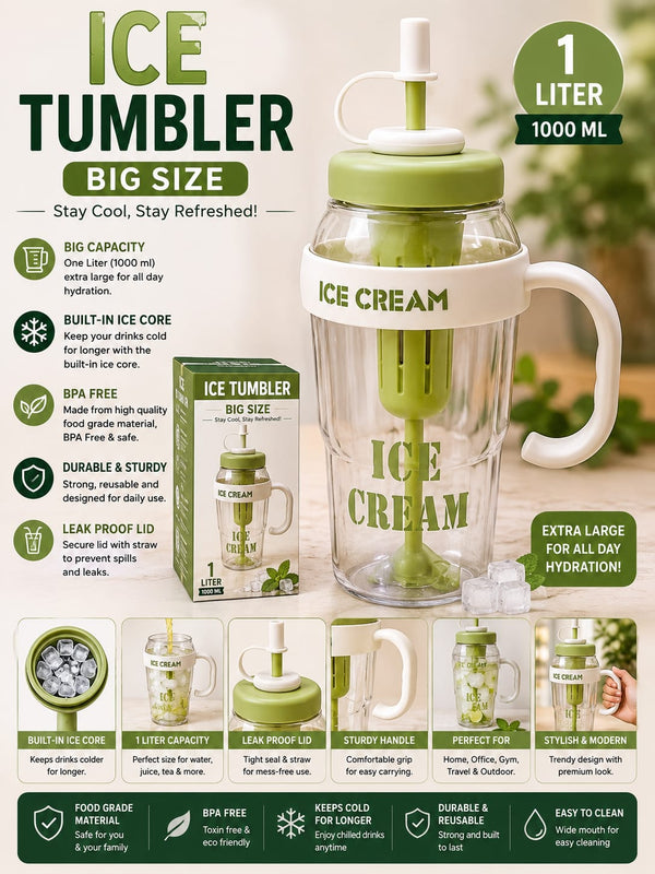 Ice Tumbler Big Size 1 Liter