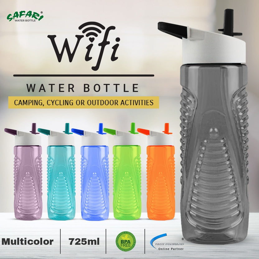 Safari Wifi Water Bottle 725ml | BPA Free Sports Bottle