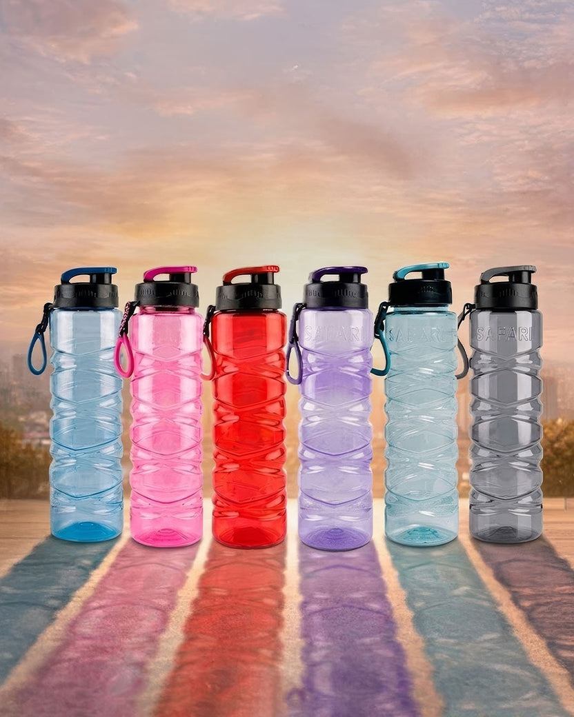 Safari Sports Water Bottle with Carabiner Clip