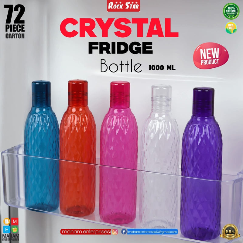 Rock Star Crystal Fridge Bottle 1000ml