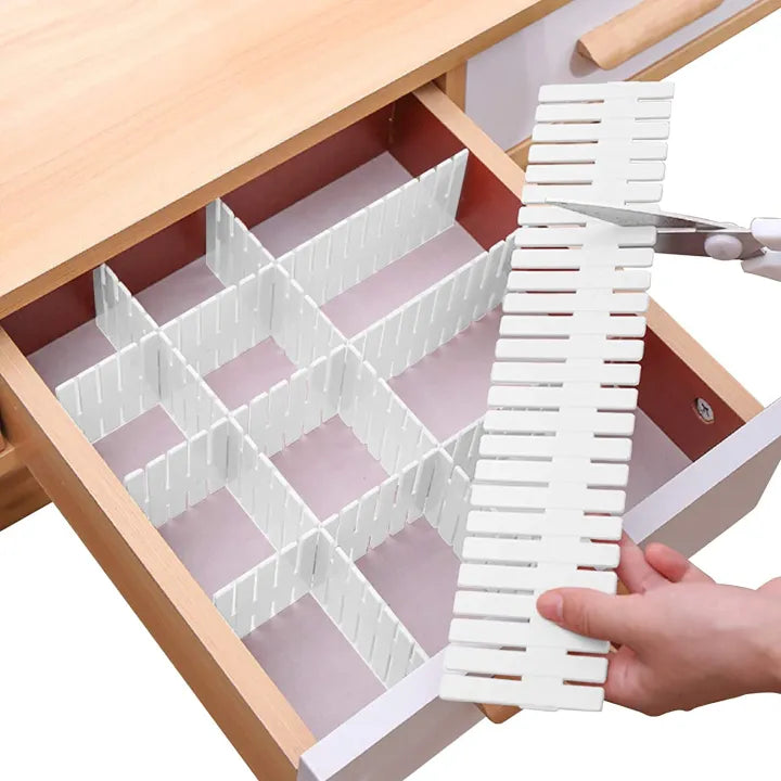 Adjustable Drawer Dividers – Customizable Drawer Organizer Set