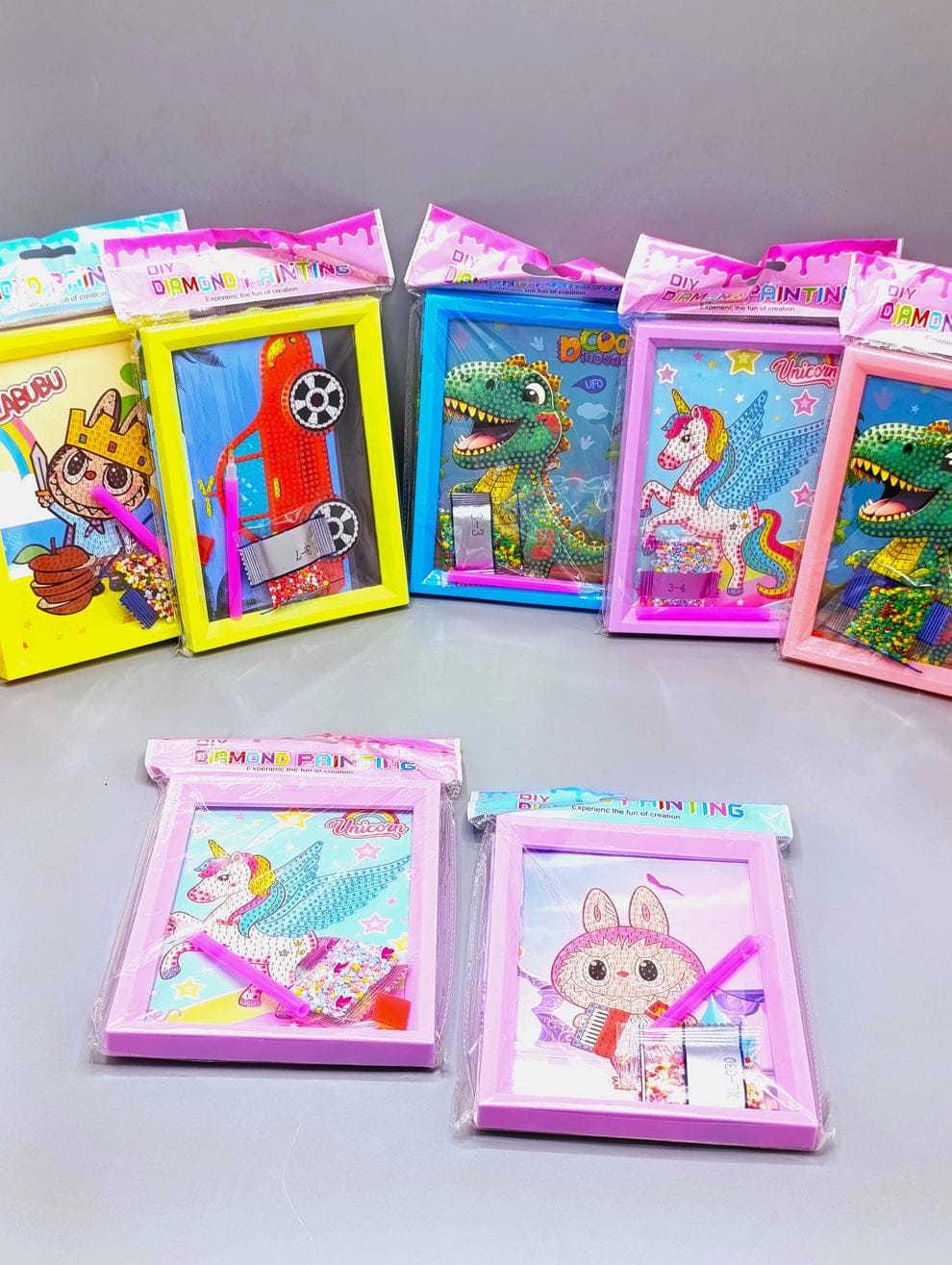 DIY Diamond Painting Kit for Kids – Crystal Art with Frame