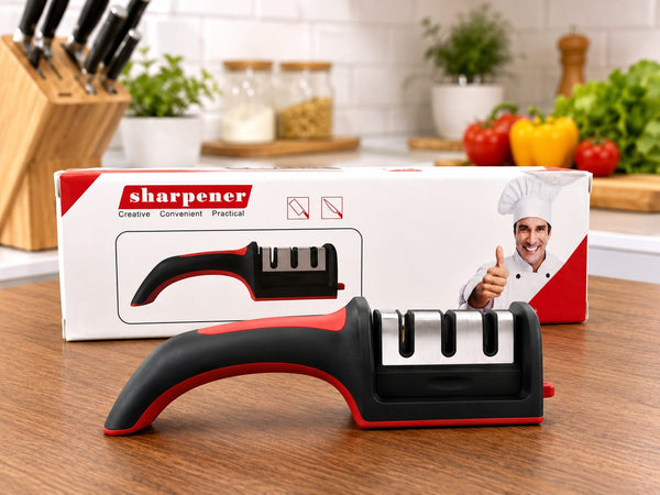 3-Stage Professional Knife Sharpener – Creative, Convenient & Practical
