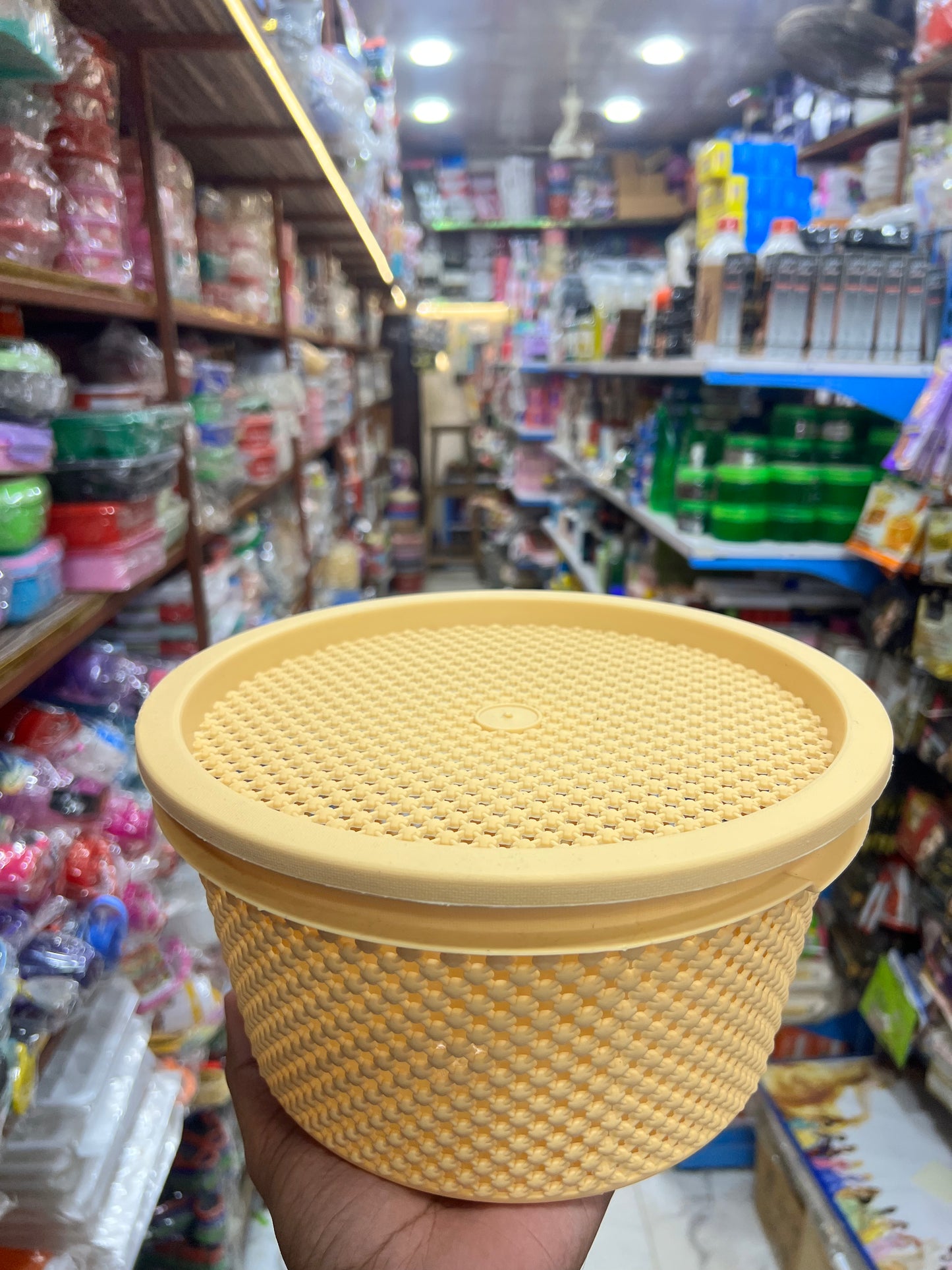 Collapsible Bowl with Strainer Lid