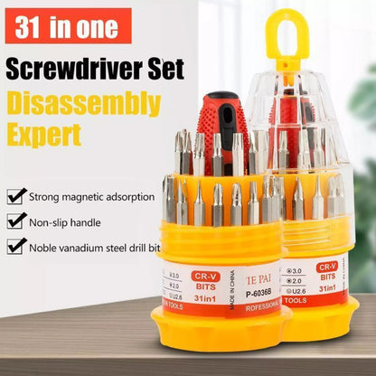 31-in-1 Screwdriver Set – CR-V Magnetic Bits | Disassembly Expert