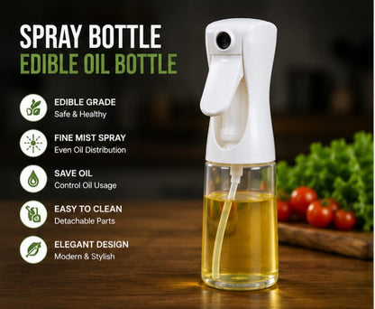 Edible Oil Spray Bottle – Fine Mist | Safety PET Material