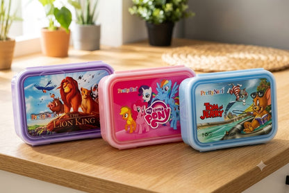 Kids Cartoon Lunch Box – Lion King / My Little Pony / Tom & Jerry