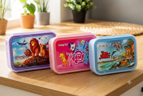 Kids Cartoon Lunch Box – Lion King / My Little Pony / Tom & Jerry