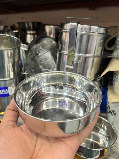 Silver Kitchen Bowls – Assorted Sizes