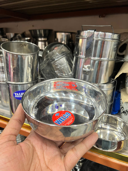 Silver Kitchen Bowls – Assorted Sizes
