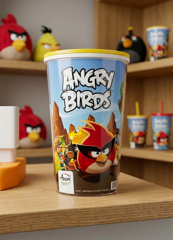 Angry Birds Printed Tumbler with Yellow Lid