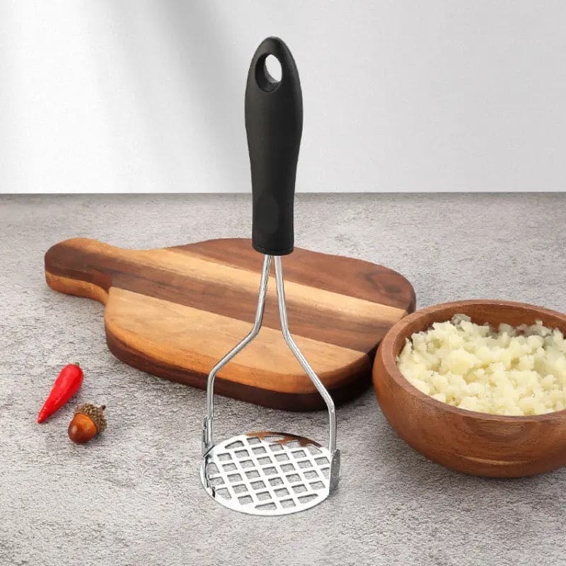 Potato Masher with Black Handle