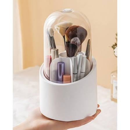 Makeup Brush Organiser with Clear Dome Cover