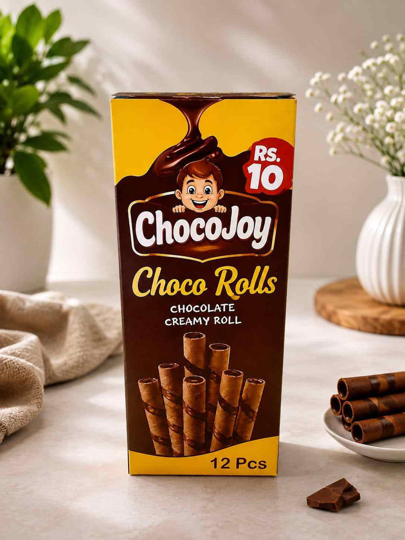 ChocoJoy Choco Rolls - Chocolate Creamy Roll (12 Pcs)