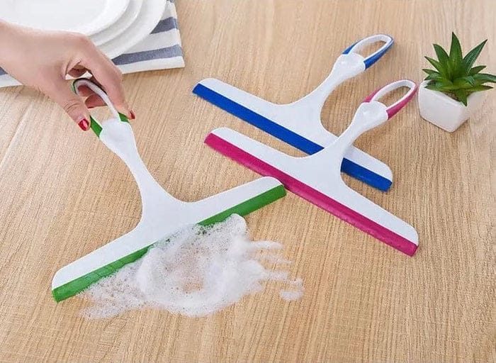 T-Shape Window & Floor Squeegee Wiper - Glass & Surface Cleaner