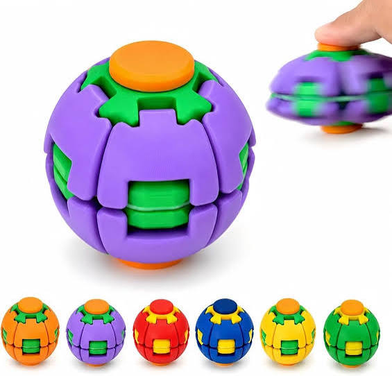 Press-to-Spin Fidget Ball