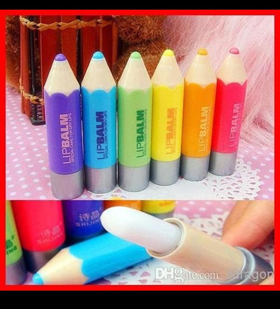 Pencil-Shaped Lip Balm