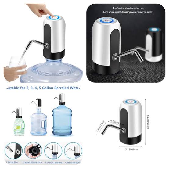 USB Rechargeable Electric Water Bottle Dispenser Pump