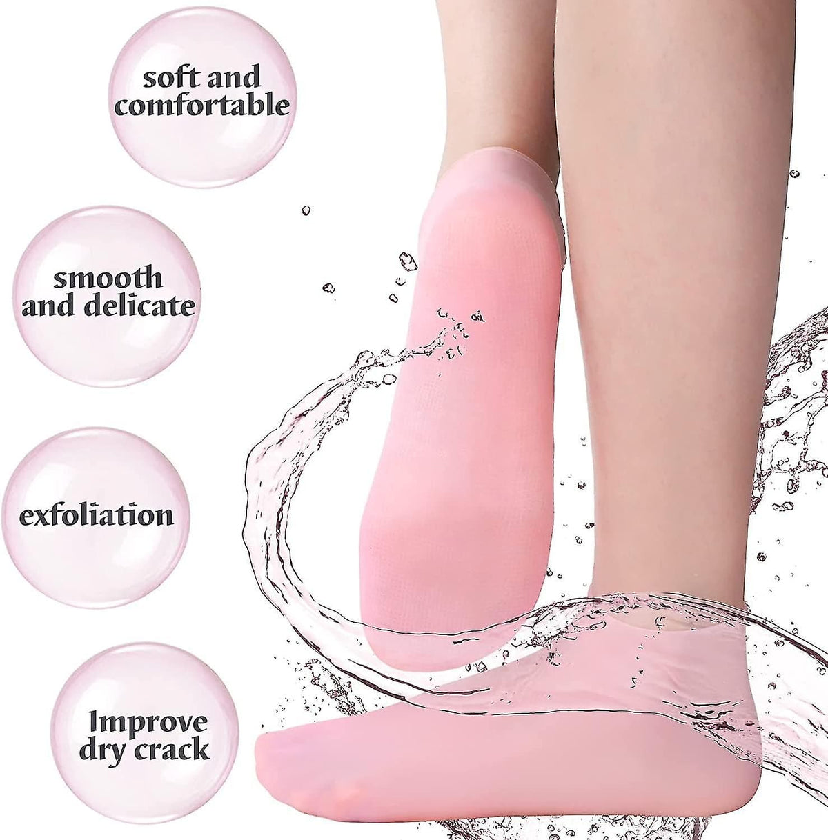 Pink Foot Care Socks