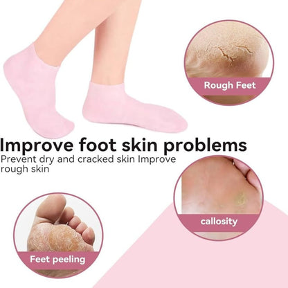 Pink Foot Care Socks