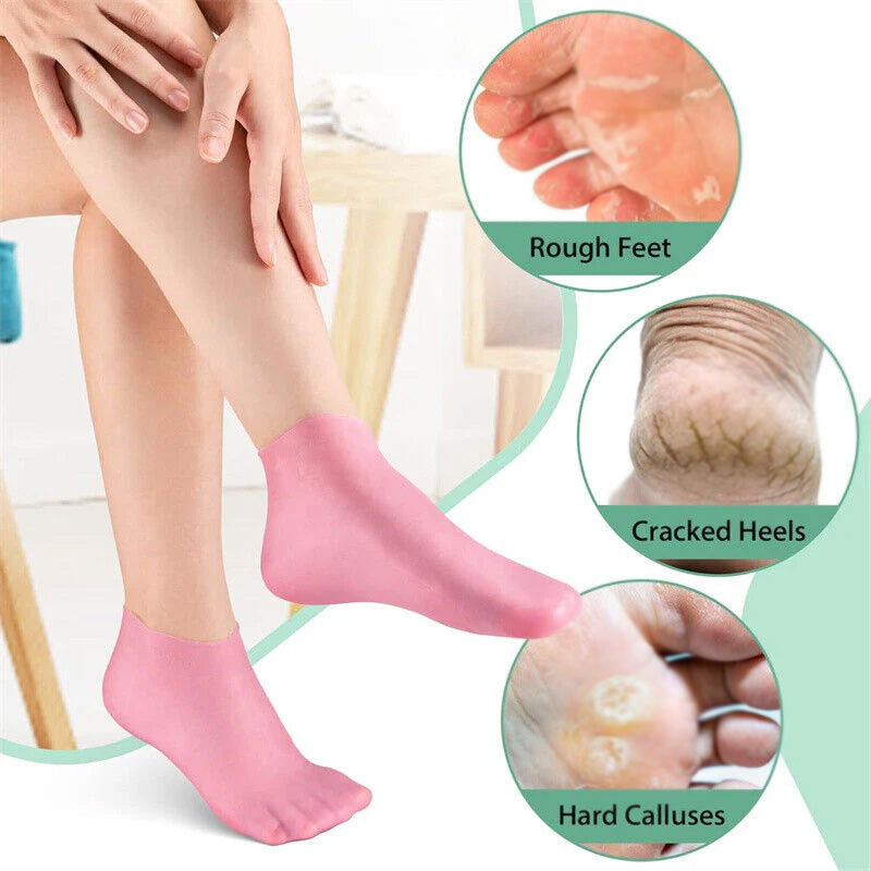Pink Foot Care Socks