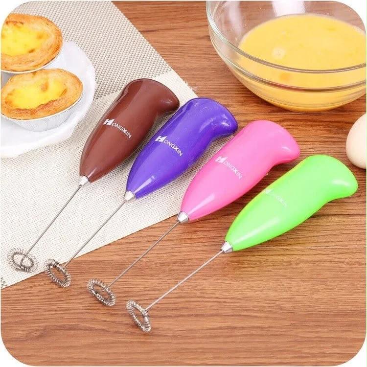 Handheld Battery-Operated Milk Frother & Mini Whisk
